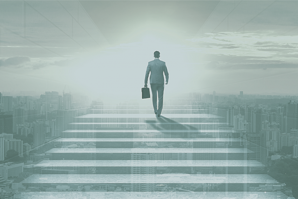 career man walking