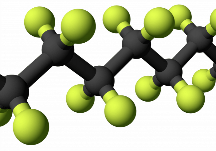 Perfluoroheptane 3D ball